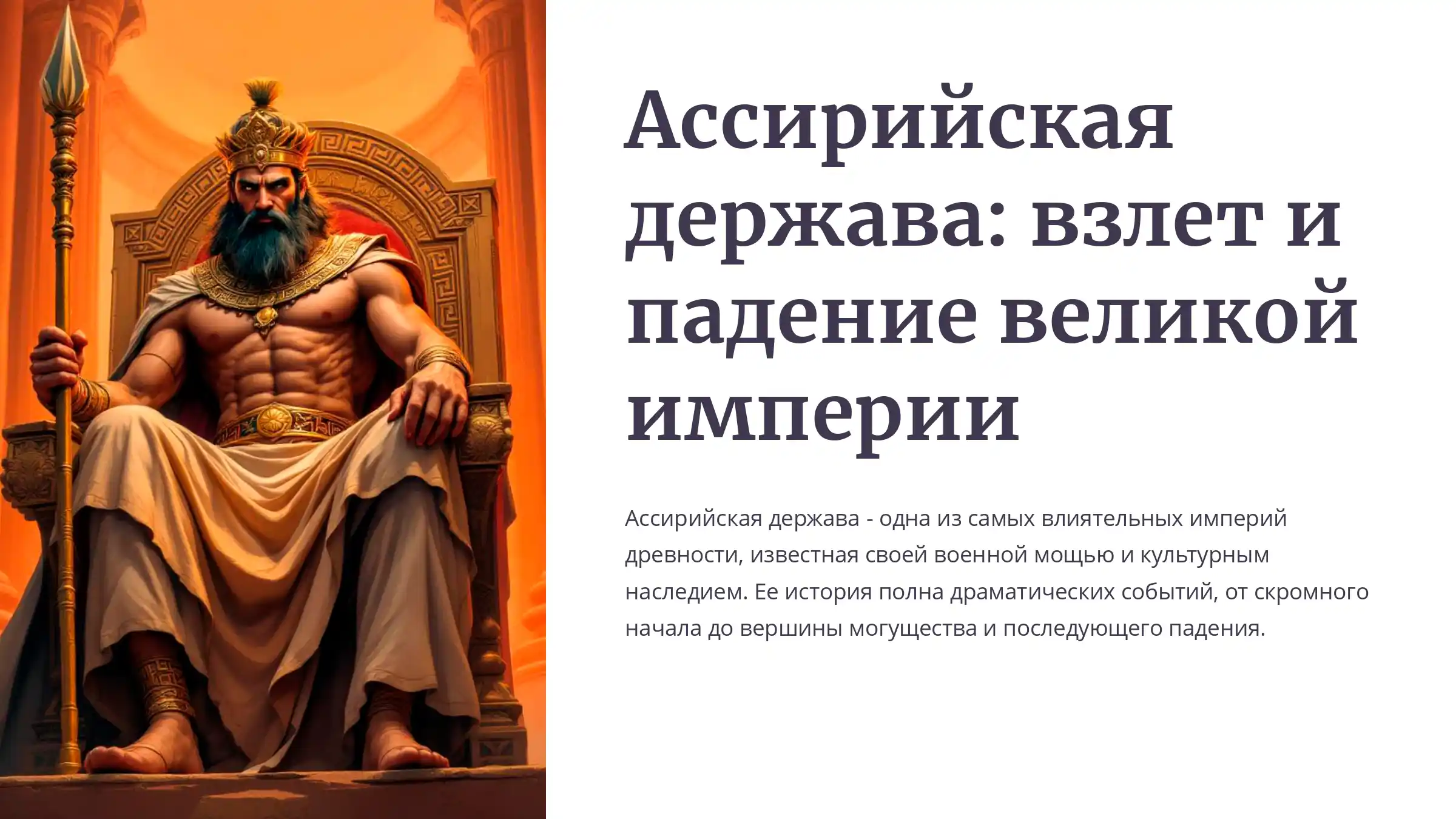 Ассирийская держава
