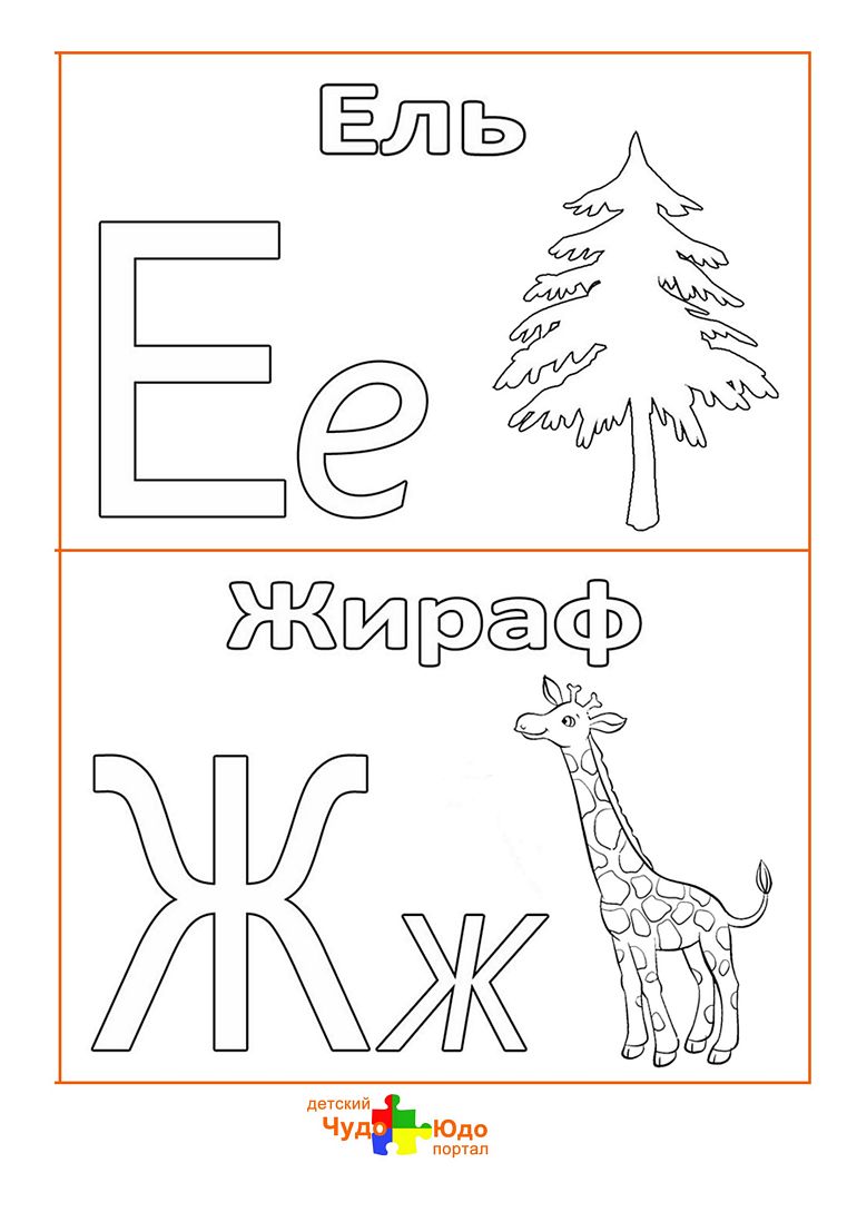 Буквы E, Ж