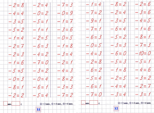 schet ot 1 do 10 - 6 