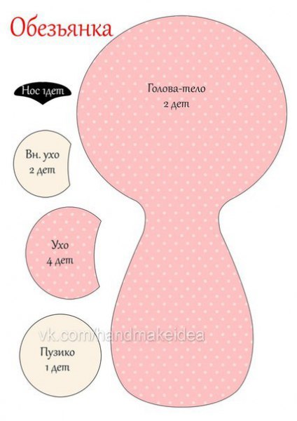 Обезьянка -  Шьем своими руками