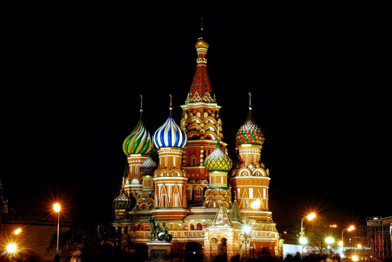 Церковные купола. Храм Василия Блаженного