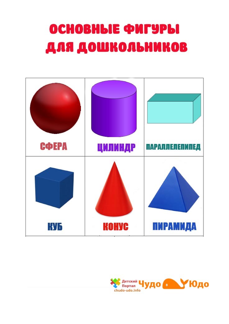 3D геометрические фигуры