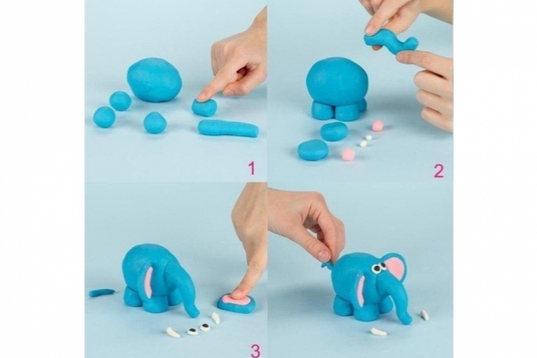 Поделки из пластилина для детей 