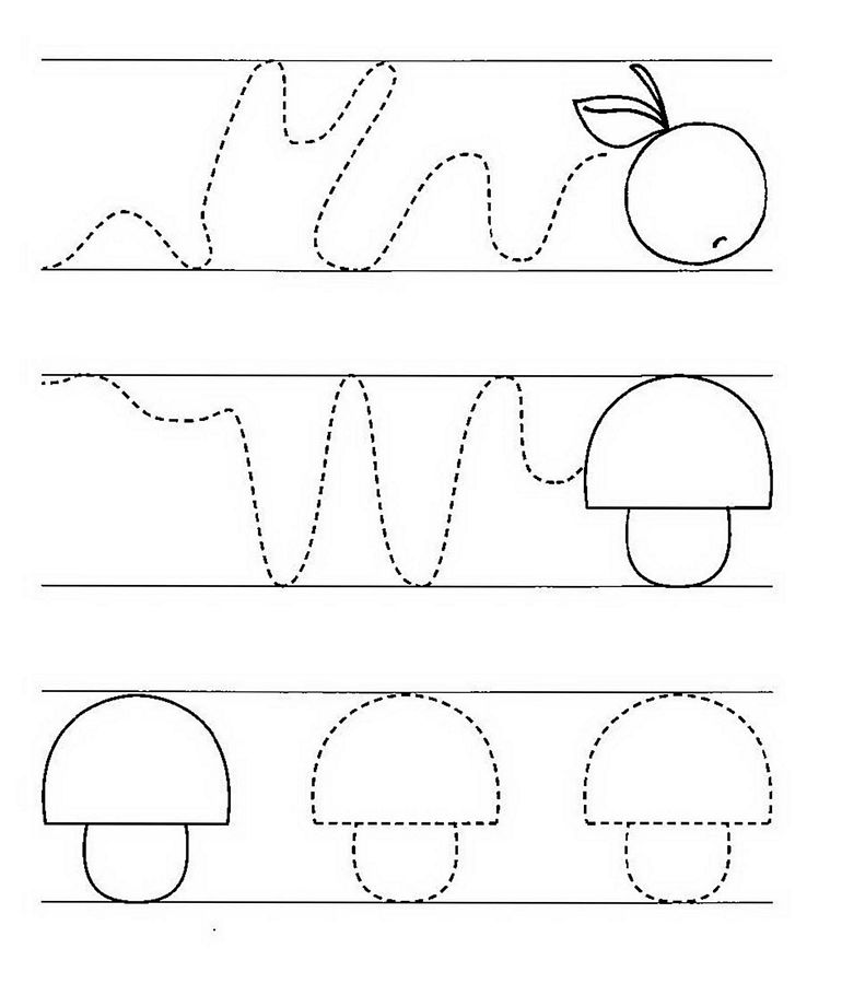 Прописи для детей 3-4 лет