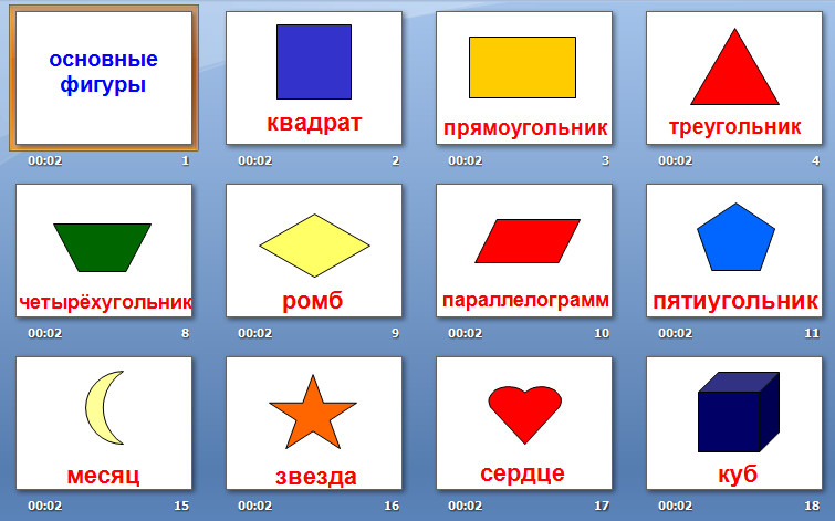 презентация геометрические фигуры