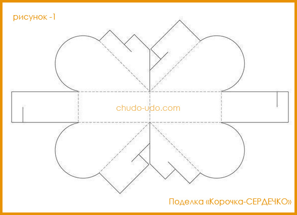 Поделка Коробочка-Сердечко