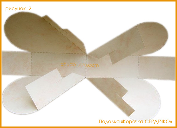 Поделка Коробочка-Сердечко