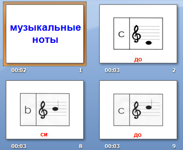 музыкальные ноты