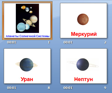 презентация на тему планеты