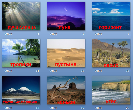 презентация окружающий мир природа