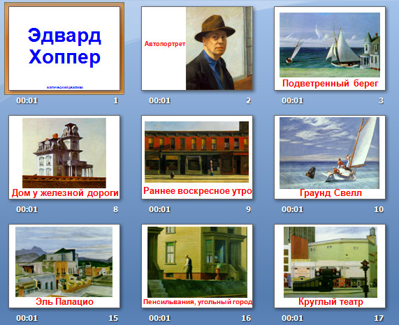 презентация картины художников