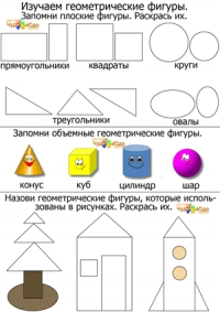 Изучаем геометрические фигуры и их названия
