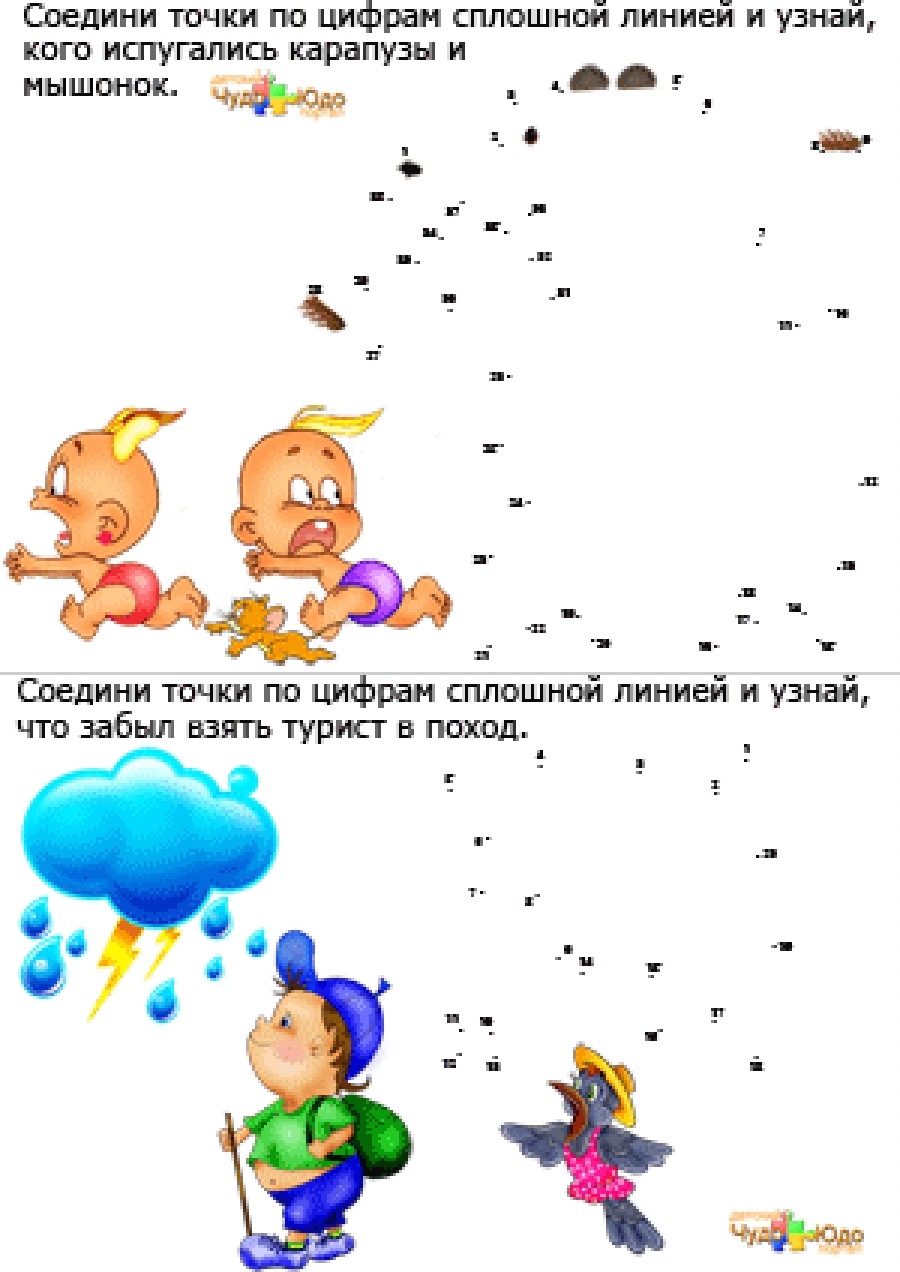 Картинки по точкам с цифрами