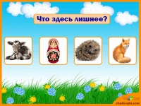 Найди лишний предмет - Играть
