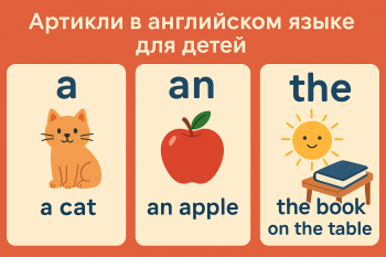 Артикли в английском языке